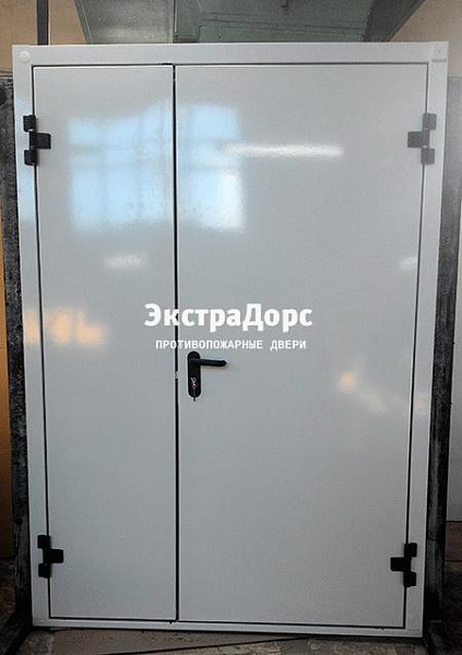 Противопожарная дверь EI 30 3 типа двупольная белая в Коломне  купить