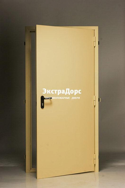 Дверь глухая противопожарная EI 30 ДМП желтая в Коломне  купить